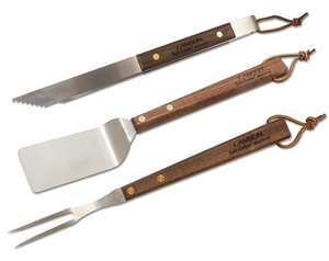 Tail-Gater 3 Piece Barbecue Set  130mm  with Bag