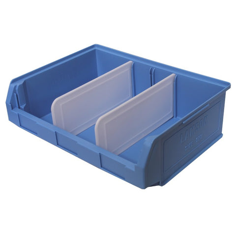 Size 3 Bin divider runs from the back to front.